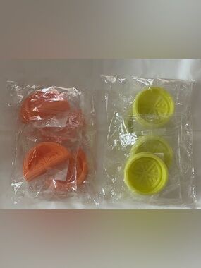 Silicone Citrus Half Mold Set - Orange & Yellow